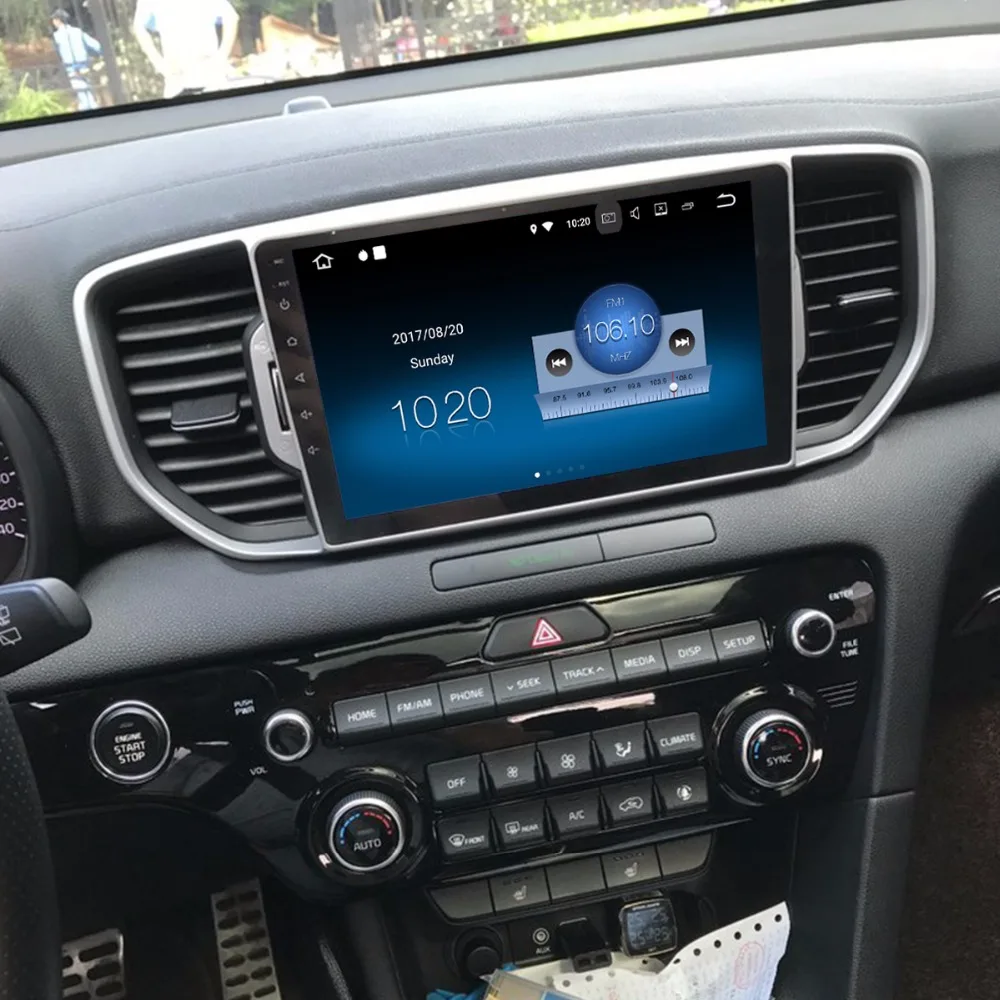 Car Multimedia Autoradio Din Android 7.1 For Kia Sportage 2016 2017 Gps