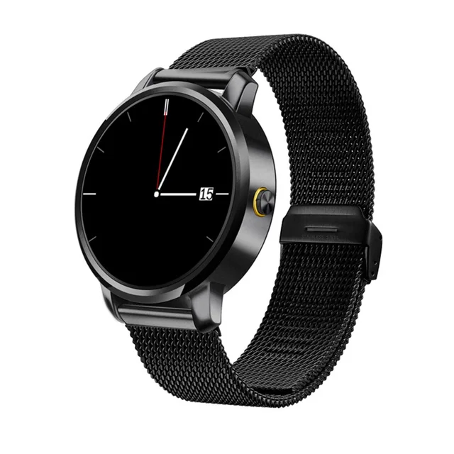 2016 New Fashion Smart Watch V360 Men Round Clock with Stainless Steel