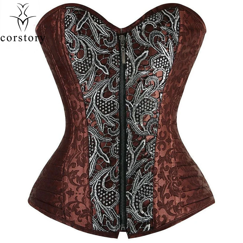vintage brocade pattern lace up boned steunk corset bustiers tops ebay corstory vintage brown brocade steel boned steunk overbust corsets and bustiers shaper lace vintage brocade pattern lace up boned steunk corset bustiers tops ebay corstory vintage brown brocade steel boned steunk overbust corsets and bustiers shaper lace