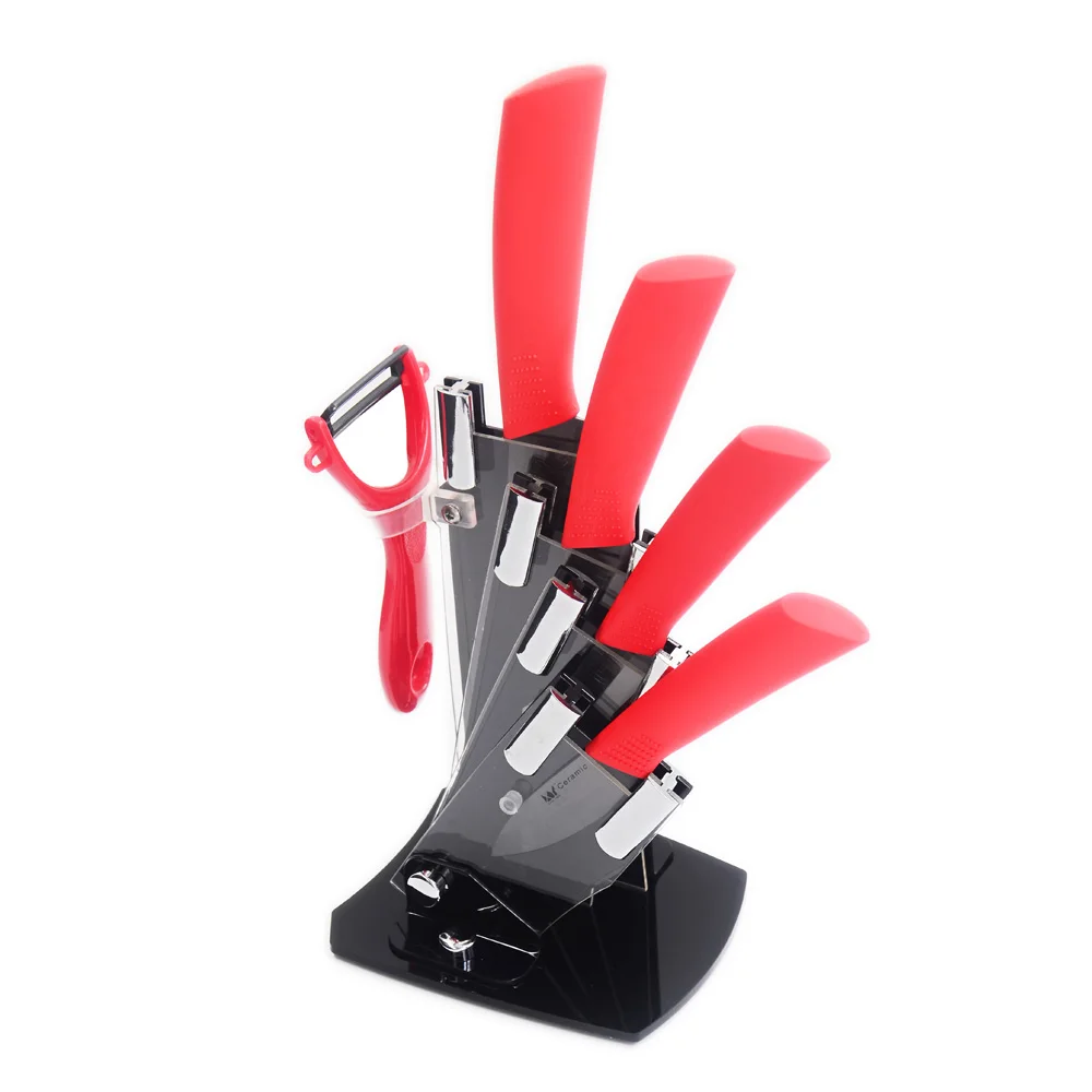 XYJ Brand Ceramic Peeler Kitchen Knives 3, 4, 5, 6 Inch Ceramic Knives