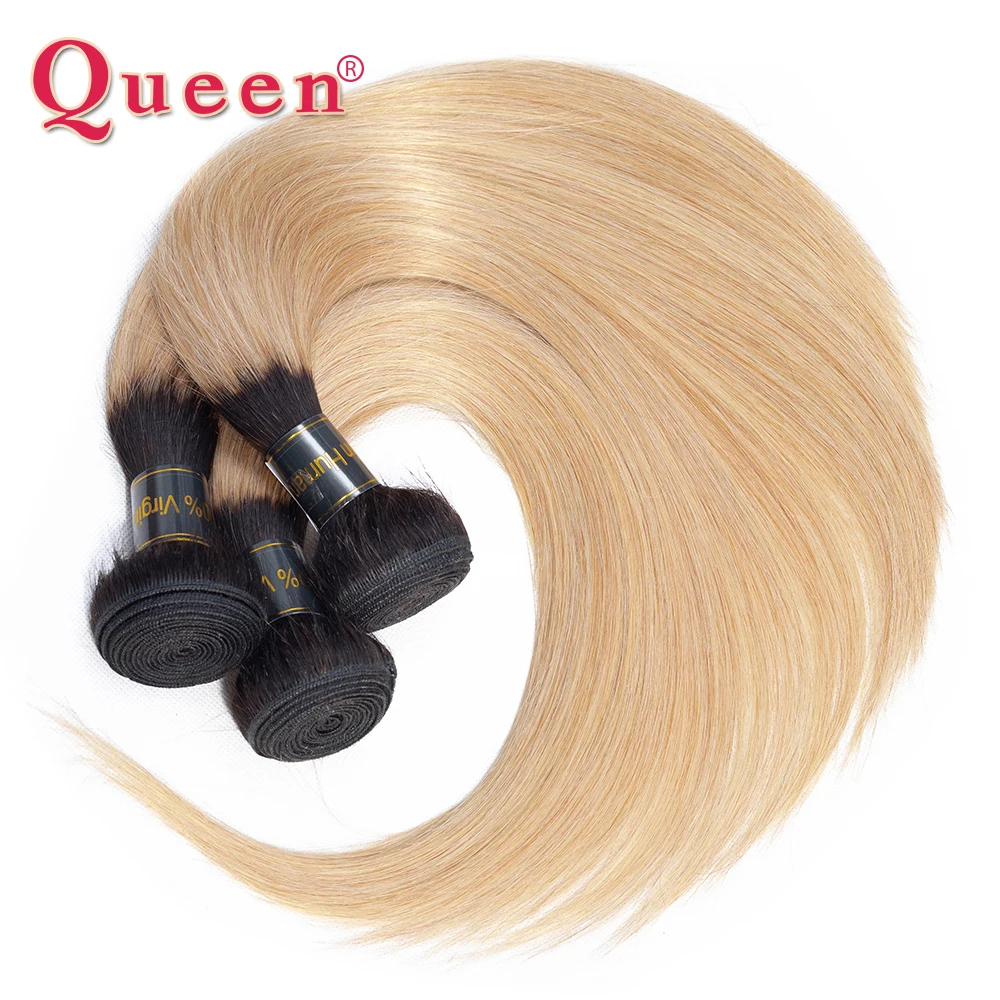 Queen Hair Products Straight Hair Bundles Peruvian 2 Tone 1B/27 Blonde 1/3/4 PCS Hair Weaving Remy Human Hair Weave Extensions Queen Hair Products Straight Hair Bundles Peruvian 2 Tone 1B/27 Blonde 1/3/4 PCS Hair Weaving Remy Human Hair Weave Extensions