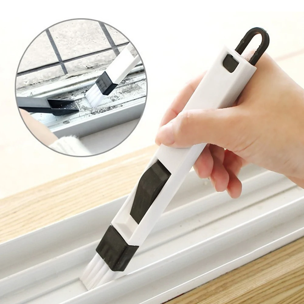 

Multipurpose Window Door Keyboard Cleaning Brush Cleaner+Dustpan 2 In 1 Tool