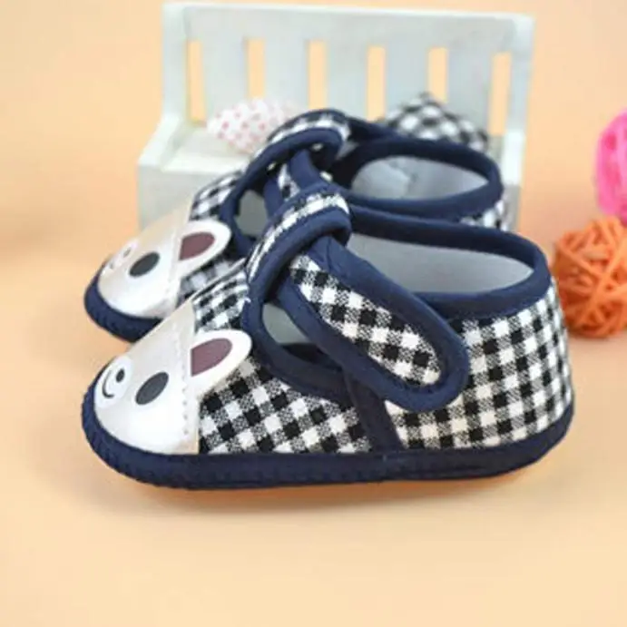 Для новорожденных, для девочек и мальчиков мягкая подошва кроватки парусиновая обувь для малышей тапки F5