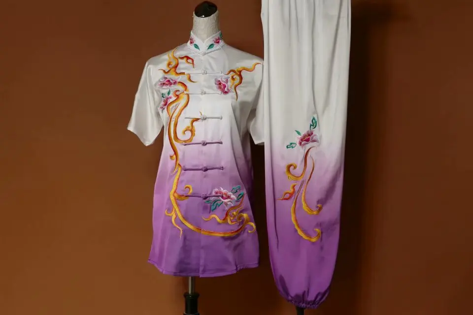 

Wushu taichi одежда тайцзи changquan Униформа боевых искусств соревнование одежда вышитая kungfu nanquan taolu одежда Униформа