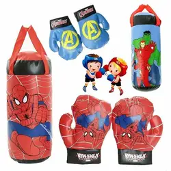 Новые детские перчатки Marvel Superhero Spiderman Халк, настоящие боксерские перчатки «Человек-паук», «мстители», игрушки для декомпрессии