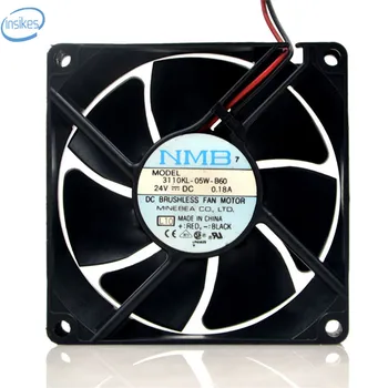 

Original 3110KL-05W-B60 Computer Blower Cooling Axial Fan DC 24V 0.18A 3.36W 8025 80*80*25mm 3400RPM 2 Wires