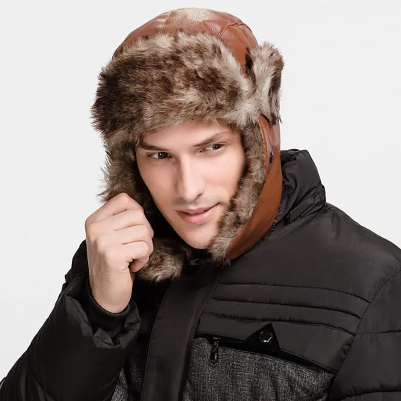 

Women Men Cap Hat Warm Thicken Protect Ear Windproof for Winter Outdoor TT@88