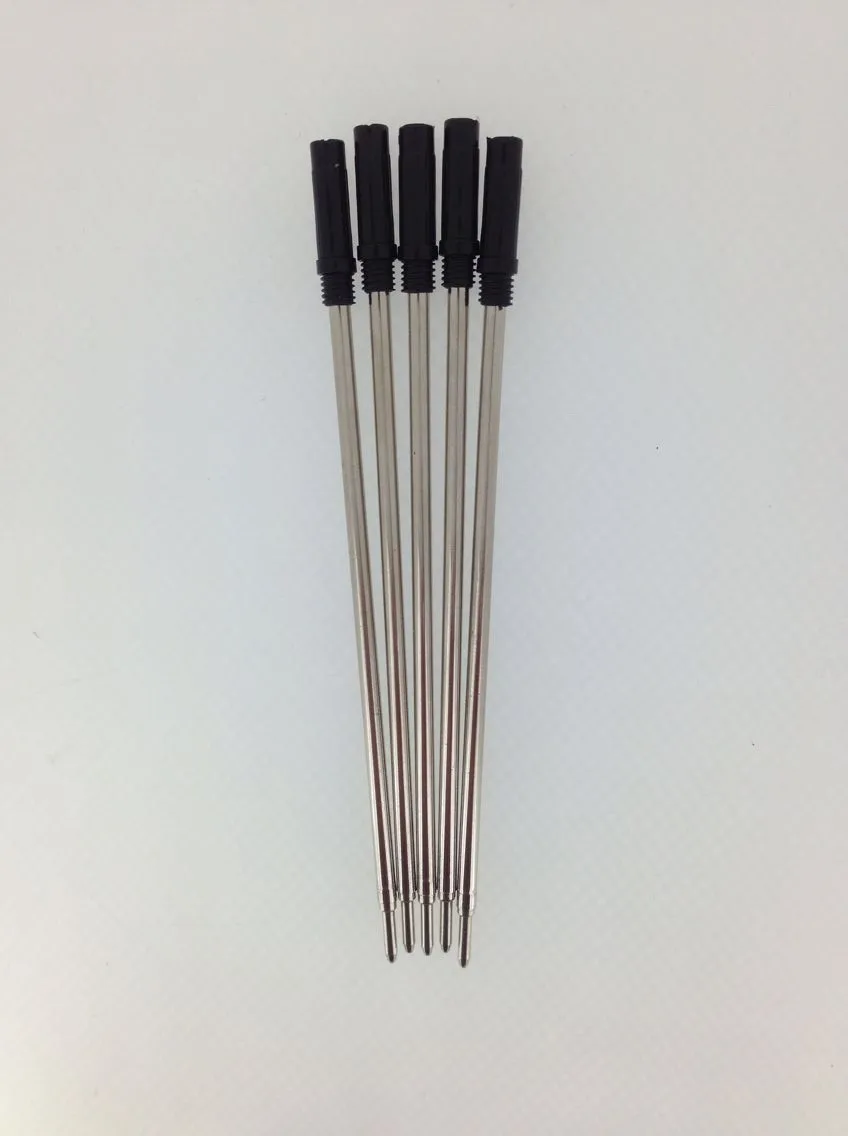 10pcs-Universal-Standard-Style-Black-and-Blue-Ink-0-7MM-Medium-Nib-Ball-Point-Pen-Refills(2)
