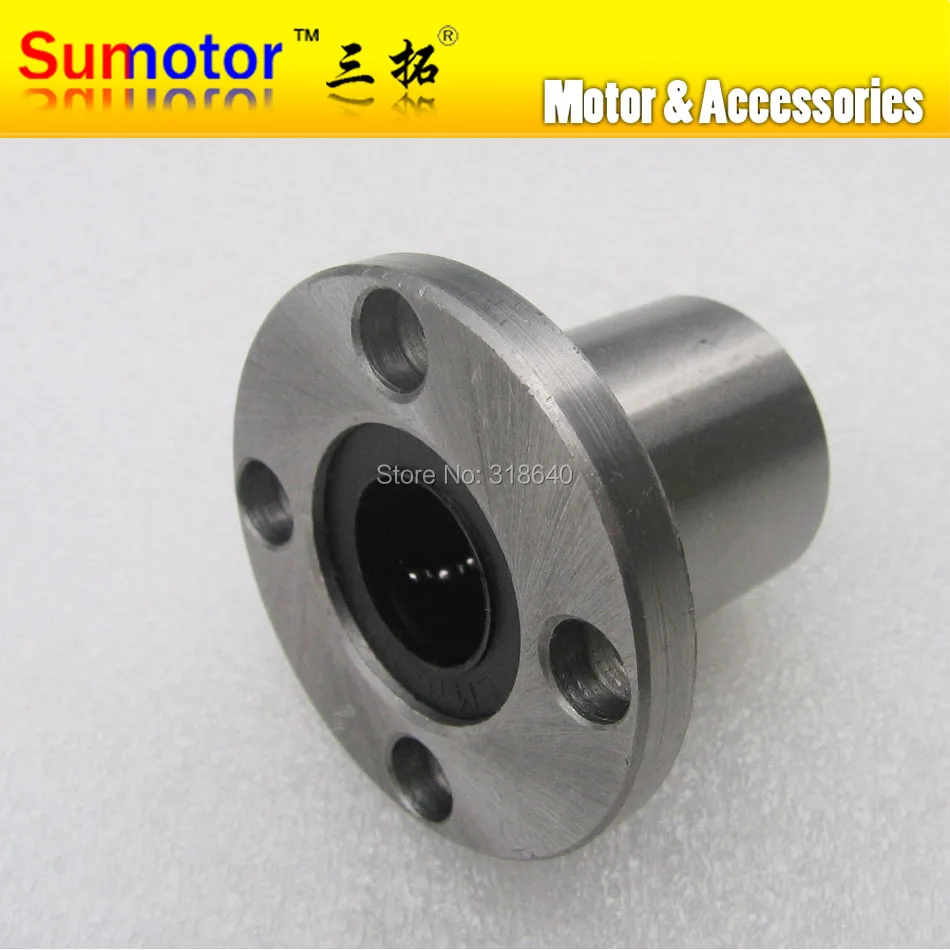 

LMF16UU 16mm Round Flange Linear bushing motion ball bearing slide units CNC router CNC parts for linear guide rail rod shaft