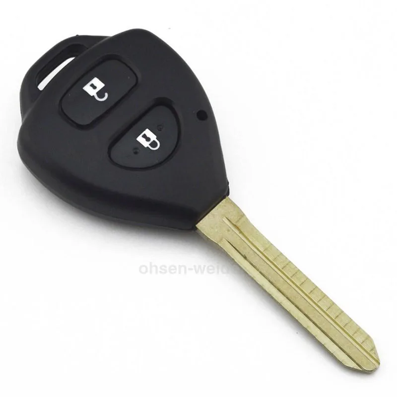 

1PC 2 Buttons Remote Key Fob Cover for TOYOTA Corolla Rav4 Hilux Yaris Avensis Avalon Echo Tarago Prado Replace Car Key Shell