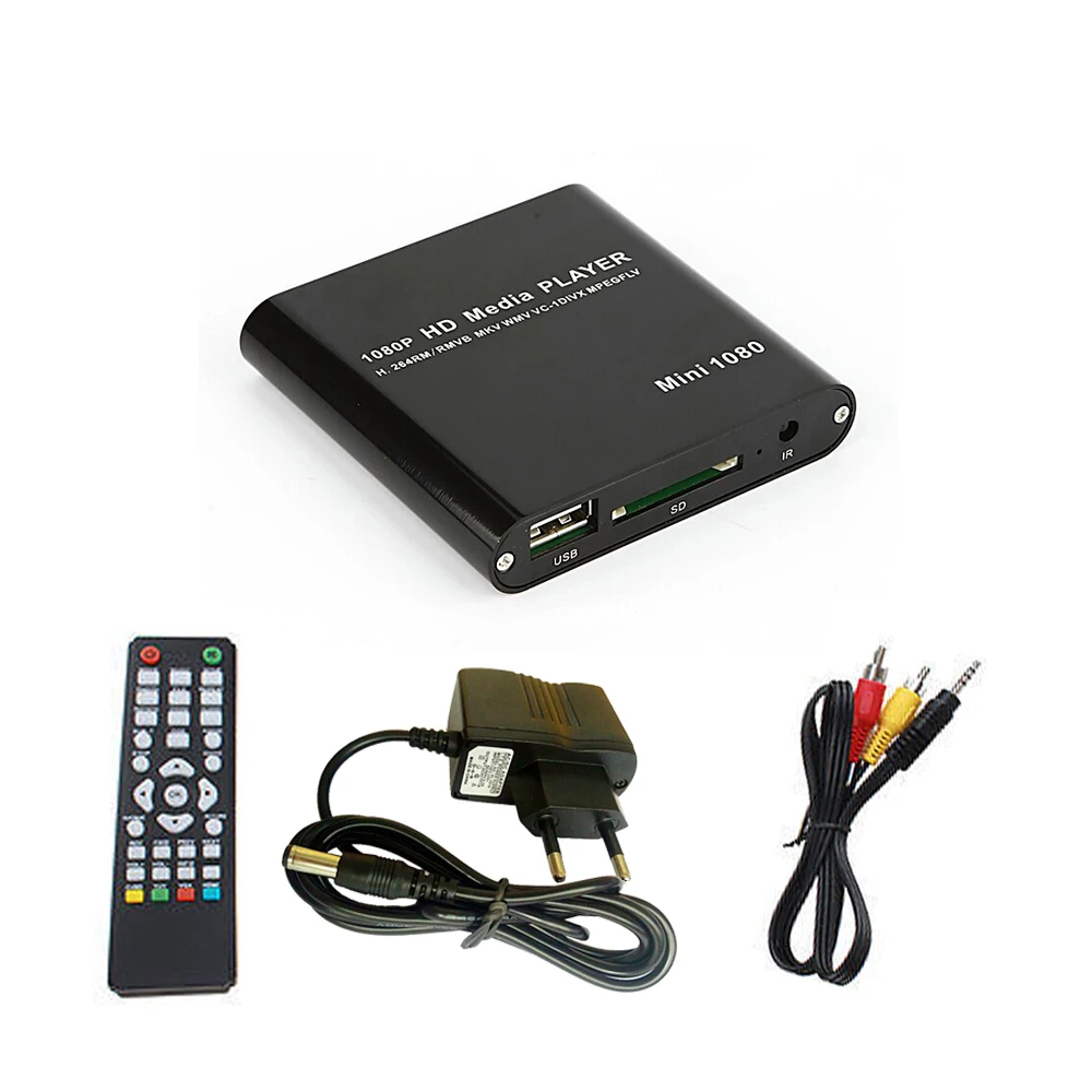 

New Mini Full Hd 1080p Usb External Hdd Player With SD MMC Card Reader Host Support Mkv Hdmi Hdd Media Player