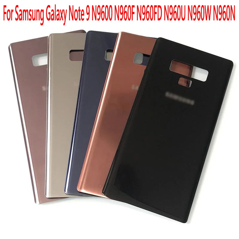 Новая задняя крышка батарейного отсека задняя стеклянная крышка для samsung Galaxy Note9 N9600 SM-N960 N960F N960FD N960U N960W N960N задняя крышка телефона