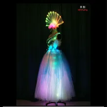 TC 174 Programmable font b led b font women dress font b led b font light