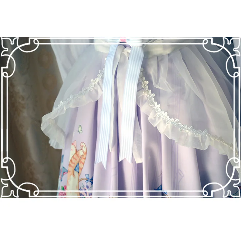 

Lolita Accessory Skirt Tunic Transparent Organza Bubble Cover Skirt White