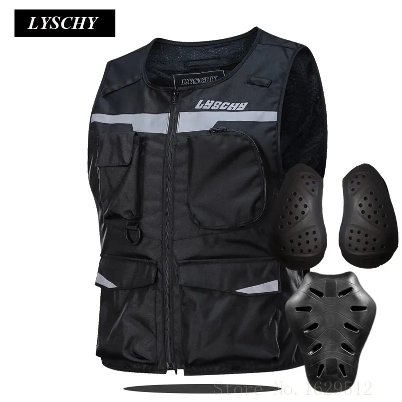 

Waterproof Motorcycle Reflective Waistcoat With CE Protector Off-Road Motorcycle Safety Vest Night Riding Visibility Moto Jacket