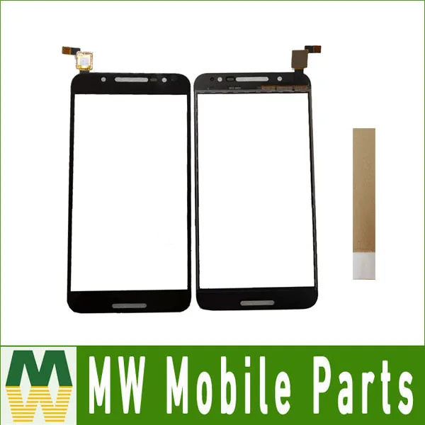 

5.5 Inch For Alcatel One Touch A7 OT5090 5090 5090Y Touch Screen Sensor Front Outer Glass Replacement Black Color With tape