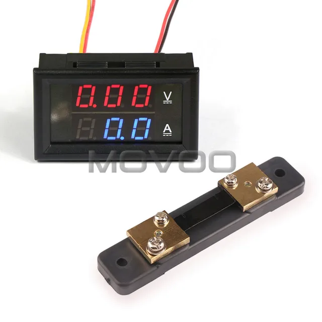 2in1 Digital Voltmeter Ammeter Dc 0