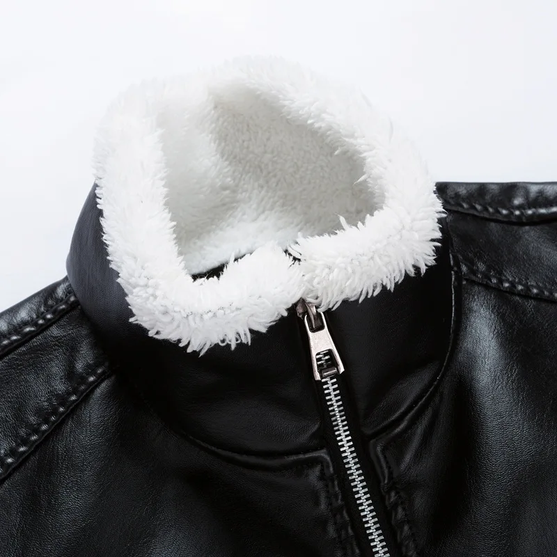 MRMT Брендовые мужские куртки кожаные плюс бархатные утолщенные пальто мужская кожаная куртка верхняя одежда Gar Мужские t