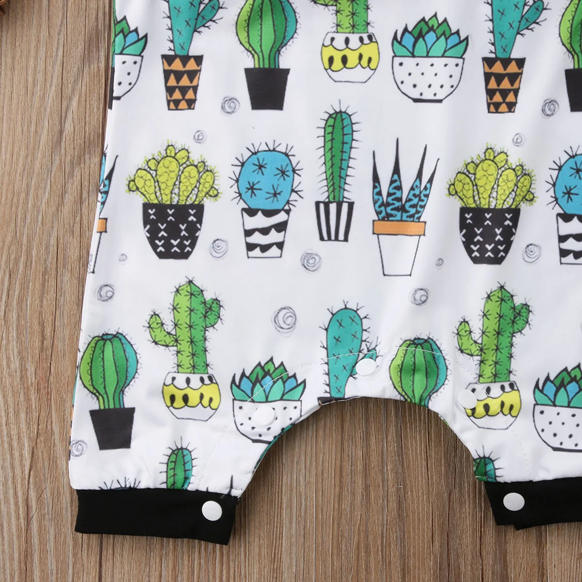 2018 Brand New Newborn Infant Toddler Baby Boy Girl Floral Sleeveless Romper Jumpsuit Clothes Cactus Outfit Summer Sunsuit Baby Bodysuits made from viscose  Baby Rompers