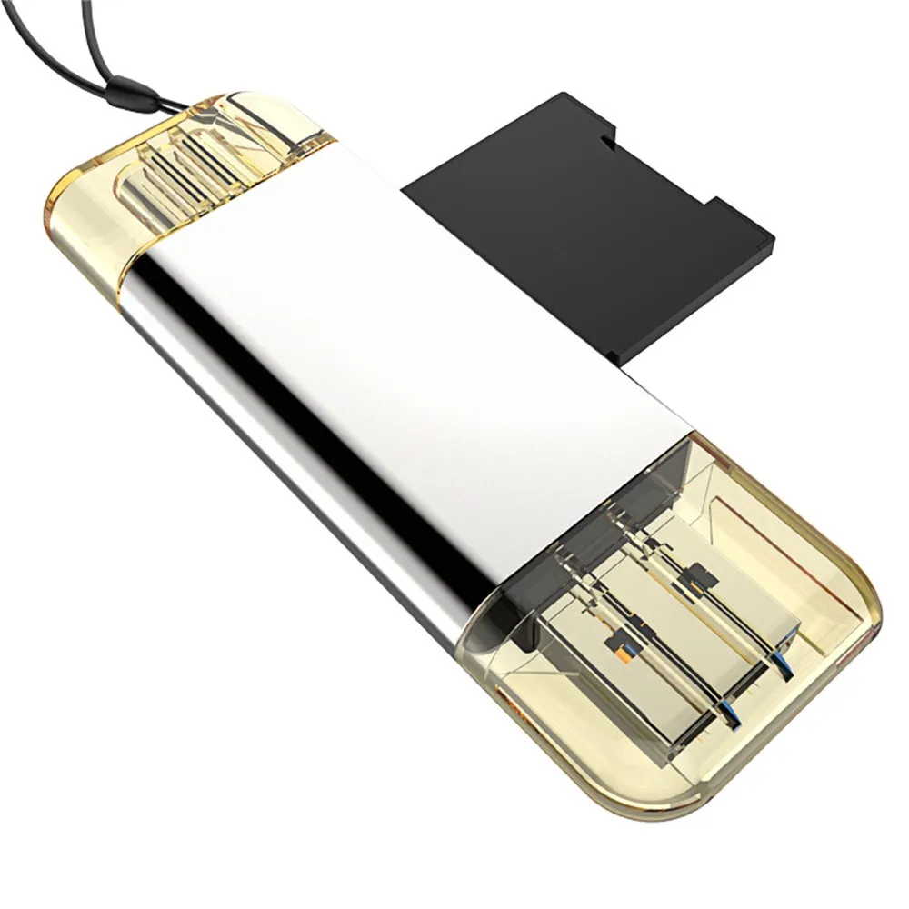 Универсальный кард-ридер телефон ПК Смарт-кард-ридер Micro USB кард-ридер флэш OTG TF/SD память 2 в 1 двойной кард-ридер адаптер