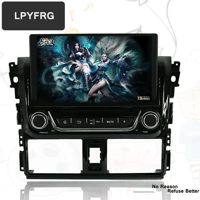 4G ram Восьмиядерный 7 дюймов Android 9,0 HD Автомобильный dvd-плеер для Toyota- Yaris VIOS Авто gps радио с картой навигационная система