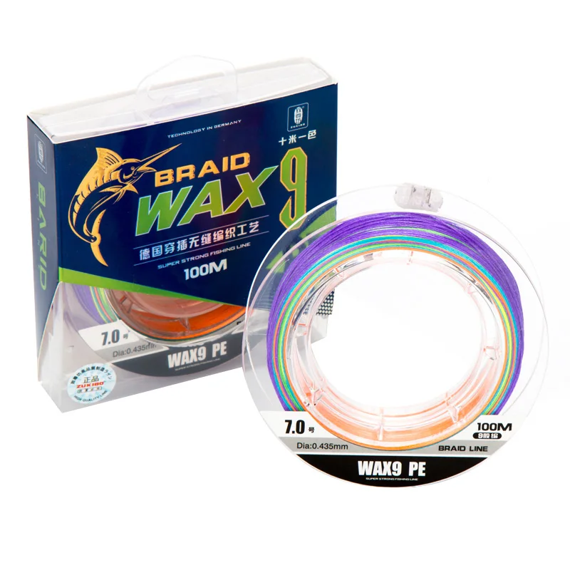 Modern 100M Braided Carp Fishing Line MAX 9X 10m 1Colour Multi Japan PE Fishing Rope Super Modern 100M Braided Carp Fishing Line MAX 9X 10m 1Colour Multi Japan PE Fishing Rope Super