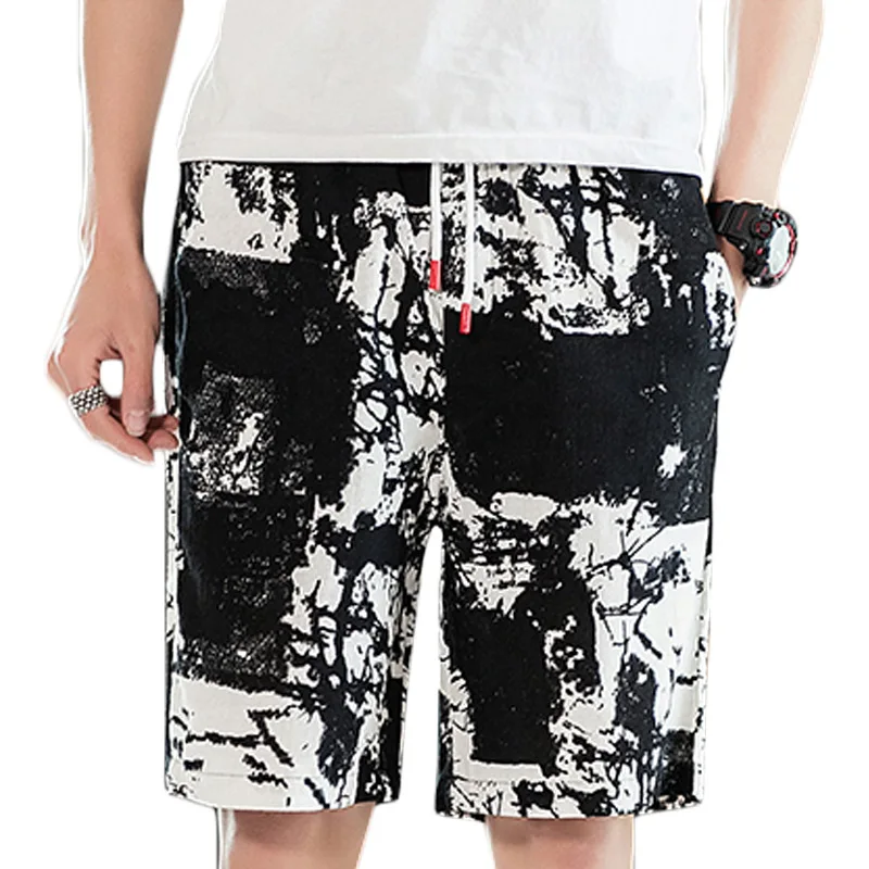 

Summer Beach Board Shorts Swimming Short Casual Cotton Pants Mens Running Sports Surffing shorts For Men Plus Size