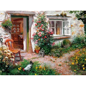 

Full square/Round drill Diamond embroidery Style farmhouse 5D DIY diamond Painting Cross Stitch Rhinestone Mosaic E25