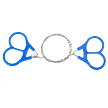 Портативная наружная аварийная Шестерня для выживания пластиковая стальная проволока-пила кольцевая прокрутка