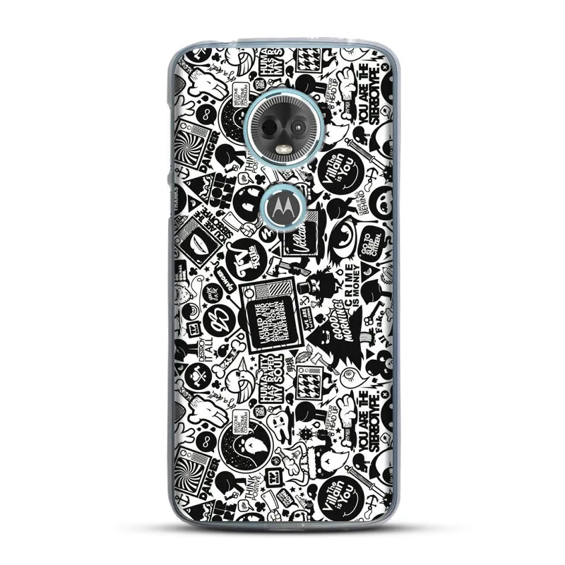 Soft Silicone Case for Motorola Moto G6 Play Cases Anti-knock TPU Coque Paint Phone Bags For Plus Back Cover |