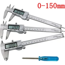 Цельнометаллический цифровой суппорт Штангенциркуль цифровой штангенциркуль 0-150 мм суппорт