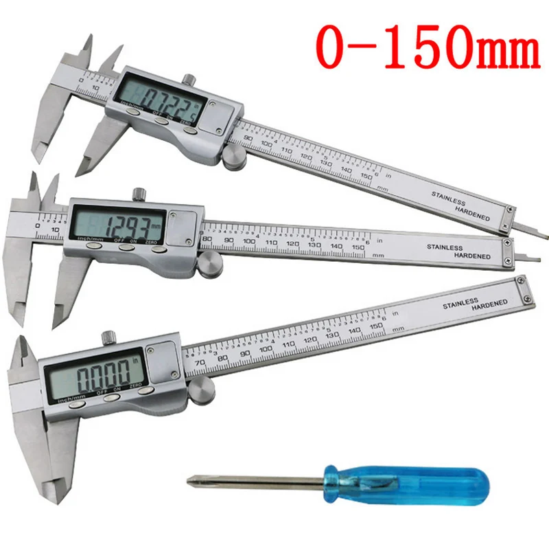 

All-metal digital caliper calipers digital vernier caliper 0-150mm caliper