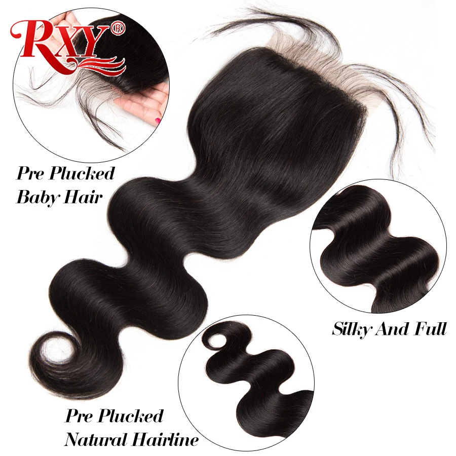 Волосы Remy для наращивания RXY бразильские шелковые накладные волосы на основе