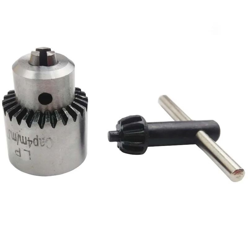 Micro Motor Drill Chucks Clamping 0.3-4mm Jt0 Taper Mounted Chuck With Chuck Key 3.17mm Brass Mini Electric Motor Shaft DT7 Micro Motor Drill Chucks Clamping 0.3-4mm Jt0 Taper Mounted Chuck With Chuck Key 3.17mm Brass Mini Electric Motor Shaft DT7