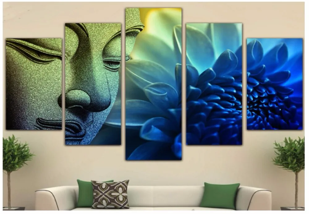 Eigen foto 5d алмазная картина на заказ цветок Будды 5d бриллиантовый рисунок Рождество вышивка diy Вышивка крестиком Рождественский Декор Горячая 925