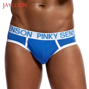 

JAYCOSIN Sexy Underwear Mens Shorts Underpants Letter Pouch Soft Cotton Briefs Panties Breathable And Comfortable Look Sexy