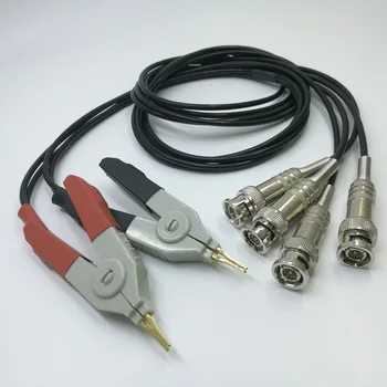 

High accuracy four-terminal test line, LCR test clip, digital kelvin bridge test clamps cable