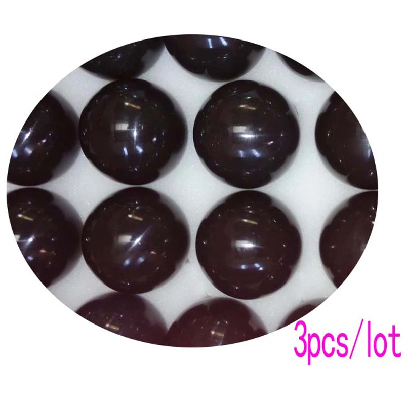 xmlivet 3pcs 5.25cm Black color Single ball Resin 2 1/16 inch Snooker Balls Hot Sale Billiards snooker accessories