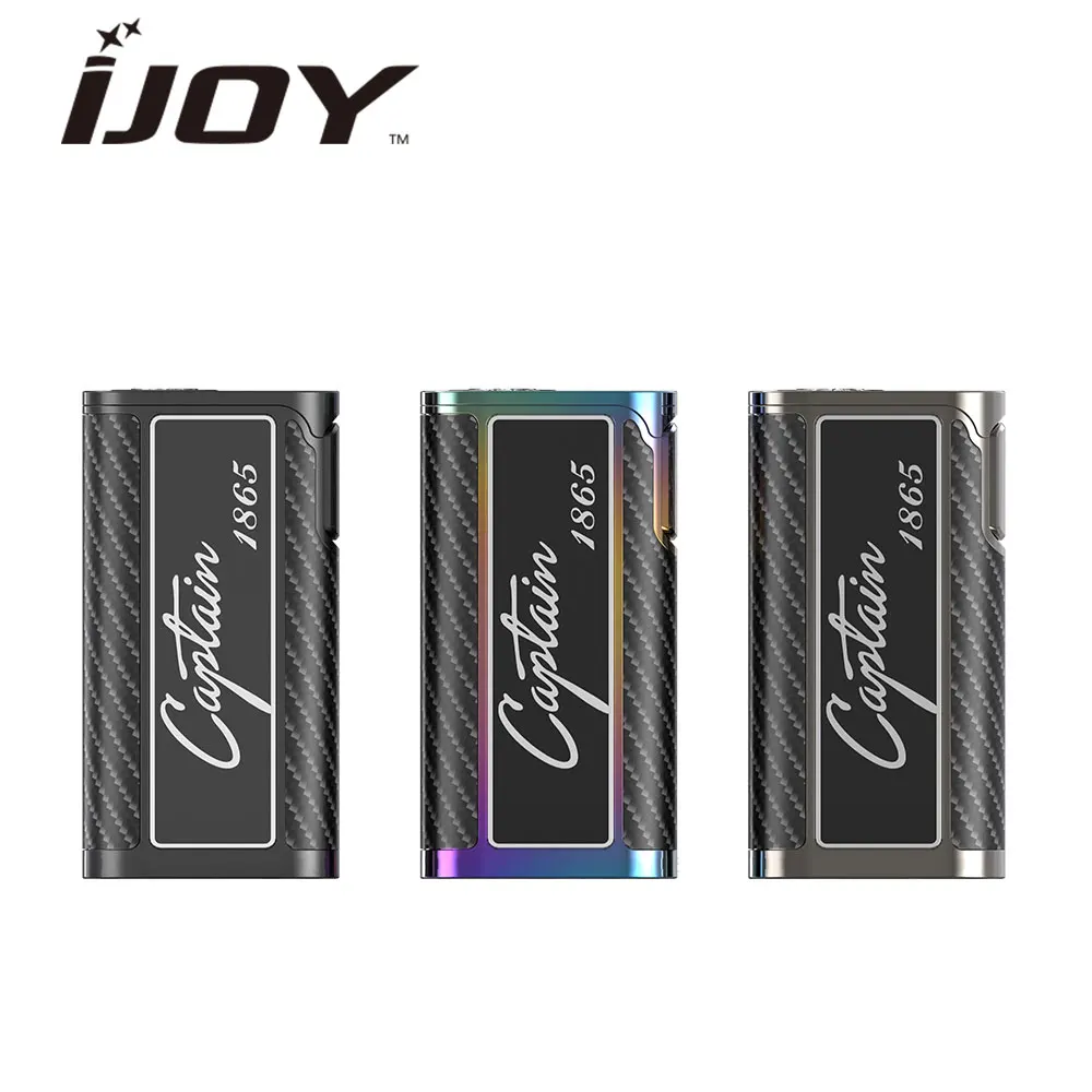 Оригинал IJOY капитан 1865 TC поле MOD Max 162 Вт Выход 6 Дополнительные режимы с большой OLED Экран без 18650 Батарея против капитана PD1865