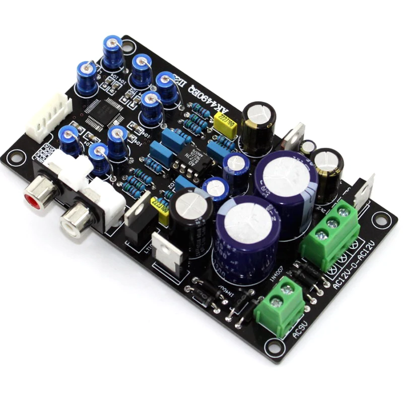 Собранный AK4490EQ AK4490 II2S DAC декодер поддержка 32BIT 768K HiFi плата G6 008|Цифро-аналоговые