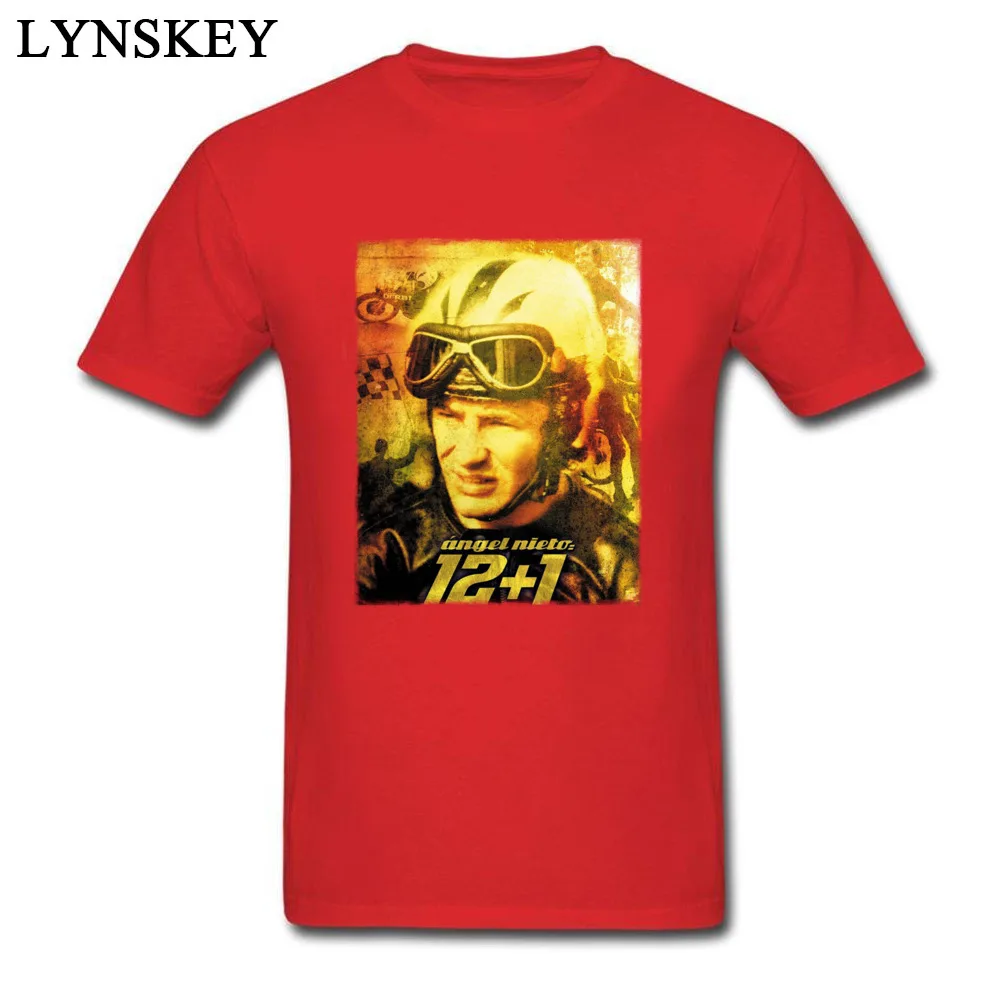 Birthday Tops Shirts for Students 2017 Popular Summer O-Neck Cotton Short Sleeve T-shirts Angel Nieto 1 Picture Casual Tee-Shirt Angel Nieto 1 Picture red