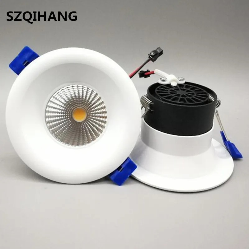 

Dimmable Led Ceiling downlight COB LED ceiling lamp Recessed Spot light AC85-265v for home illumination led bulb light