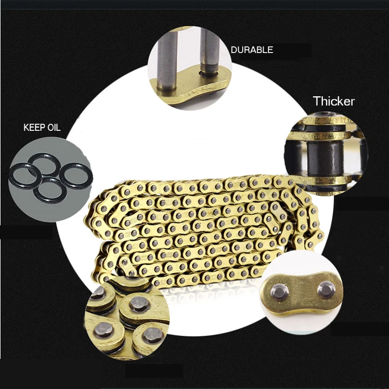 Цепь уплотнения масла для мотоцикла 520 525 530 уплотнительное кольцо питбайк MX Enduro Supermoto Racing ATV Quad для Honda Suzuki Kawasaki