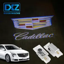 DXZ 2 шт. автомобиля светодиодный двери логотип проектор Призрак Тень Свет для Cadillac SRX АТС XTS CTS