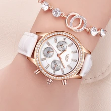 Relogio feminino Women Watches LIGE Luxury Brand Girl Quartz Watch Casual Leather Ladies Dress Watches Women Clock Montre Femme