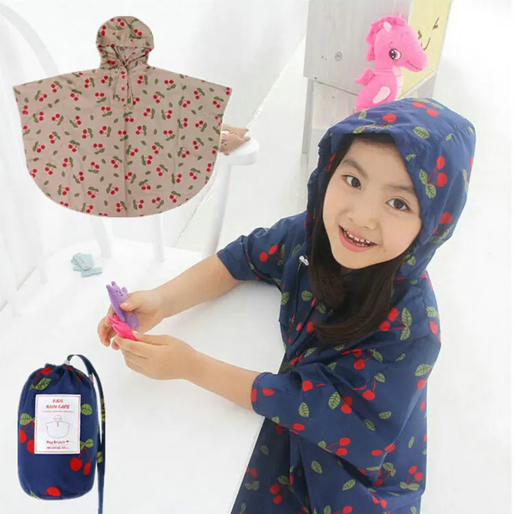 Japan Children And Adults Rain Coat Poncho Women Fashion Cute Raincoats