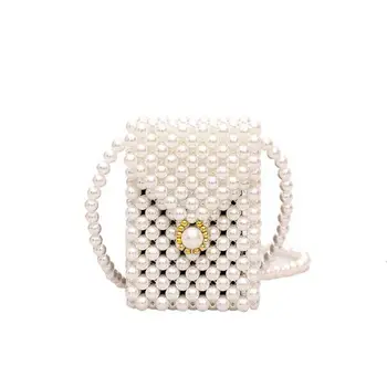 

WomenBanquet Party Elegant Faux Pearl Small Crossbody Shoulder Bag Clutch Gift