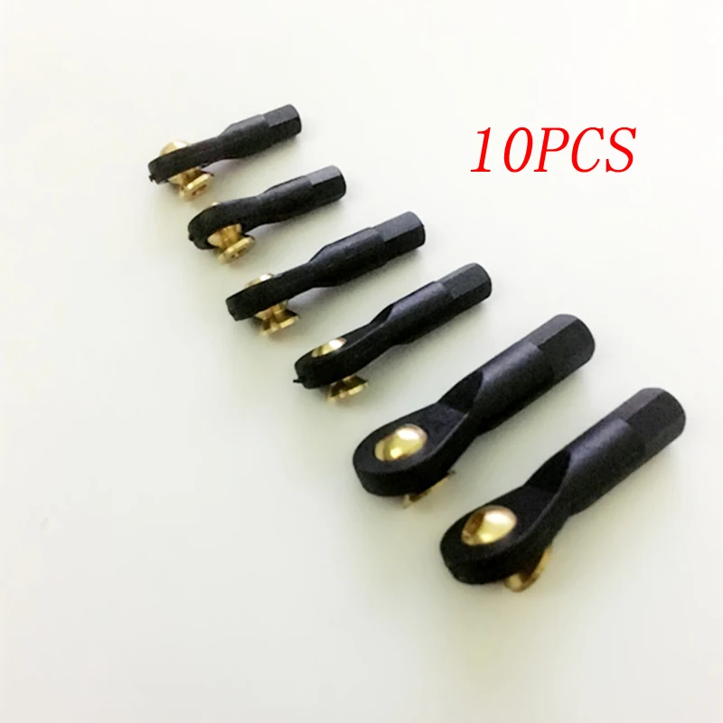 

10PCS M2 M2.5 M3 Metal Tie Rod End Ball Joint Holder Turn Buckle Push Rod Servo Connector Spare Parts for RC Boat/Buggy