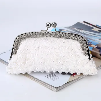 

Evening Bag Women Party Bags Luxury Beading Diamonds Wallet Clutches Mini Party Wedding Purse Pack 285-1