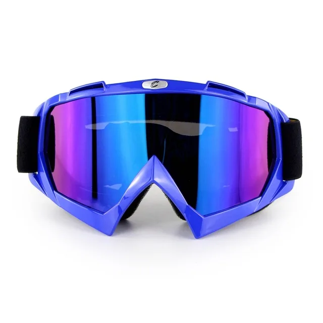 Синий Cyclegear CG01 мотоциклетные гоночные очки Moto MX очки для мотокросса бездорожья ATV Gafas Солнцезащитные очки мотоциклиста - Цвет: Синий